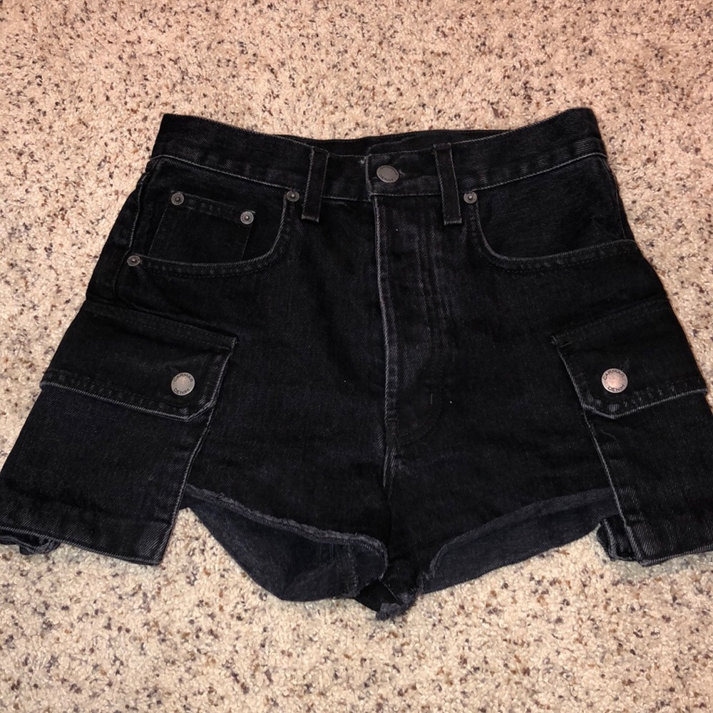 Trendy jean shorts